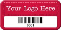 Custom Barcode Tags, 3/4 in. x 1-1/2 in.
