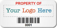 SunGuard Barcode Asset Label