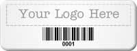 Custom Barcode Tags, 3/4 in. x 2 in.