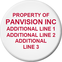 Asset Label, Company Name with Numbering
