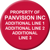 Asset Label, Company Name with Numbering
