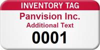 Custom Inventory Numbered Label