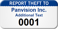 Custom Report Theft Asset Tag Numbered