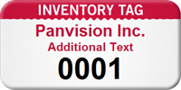 Custom Inventory Asset Tag with Numbering