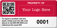 Create own QR Code Logo Asset Tags