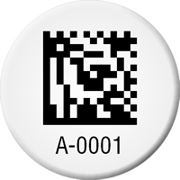 Create Circular 2D Barcode Asset Tags