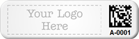 Custom Small Metal 2D Barcode Logo Tag