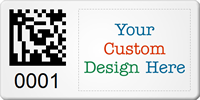 Design 2D Barcode Logo SunGuard Asset Tags