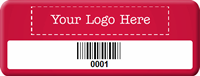 Add Your Logo Here Tag with Barcode