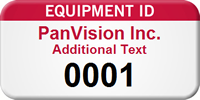 Custom Equipment Id Add Own Text Tag, Numbering