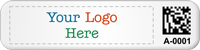 Full Color Custom Metal 2D Barcode Logo Tag