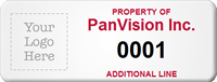 Design Property Of Numbered Tag, Add Logo, Text