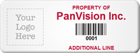 Design Property Of Barcode Tag, Add Logo, Text