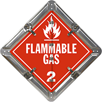 8 Legend Flip n Lock™ Placard Aluminum (unpainted)