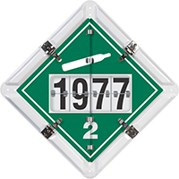 4 Legend DigiLock™ Placard Aluminum (white)