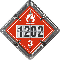 2 Legend DigiLock™ Placard Aluminum (white)