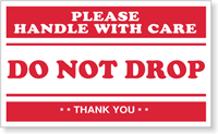 Handle with Care Label