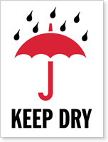 Keep Dry Label