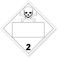 Toxic Gas Placard