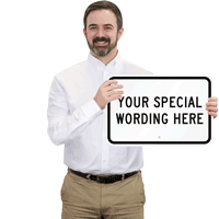 Customizable Horizontal Sign Template