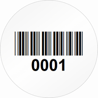 Circular Custom Template  Barcode