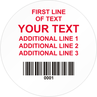 Circular Custom Template   Barcode