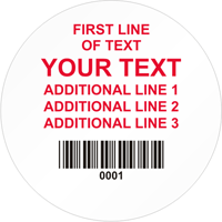 Circular Custom Template   Barcode