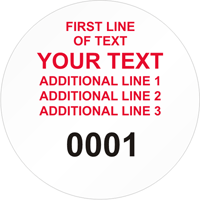 Circular Custom Template   Numbering