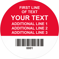 Circular Custom Template   Barcode