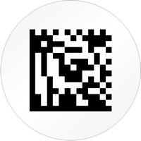 Circular 2D Custom Template   Barcode