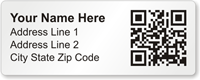 QR Code On Custom Label