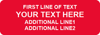 Rectangular Custom Template   Text