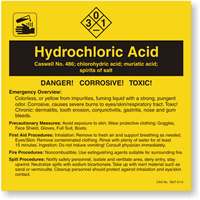 ANSI Chemical Label