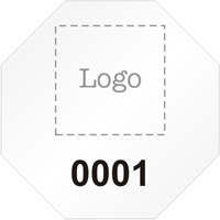 Stop Shaped Custom Template   Numbering