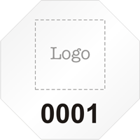 Stop Shaped Custom Template   Numbering