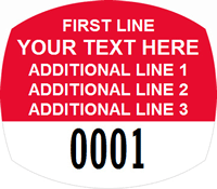 Oval Custom Template   Numbering