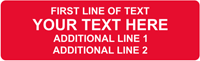 Rectangular Custom Template   Text