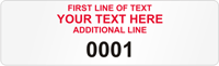 Rectangular Custom Template   Numbering