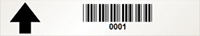 Warehouse Barcode Labels, Racks    1 in. x 5½ in.