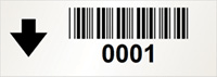 Warehouse Barcode Labels, Racks    3 in. x 8½ in.