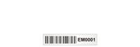 Warehouse Barcode Labels, Totes   ¼ in. x 1¼ in.