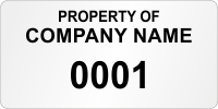 Personalized Super Economy Asset Labels With Numbering