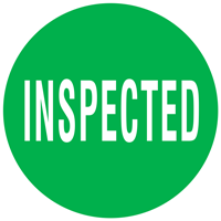 Inspected Freezer Inventory Labels