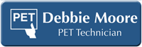Customizable Positron Emission Tomography Technician LaserLogo Name Badge