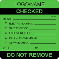 Checked [add your name or logo]