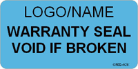 Warranty Seal  Void if Broken Label