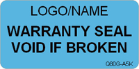 Warranty Seal  Void if Broken Label
