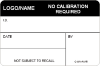 No Calibration Required [add name or logo]