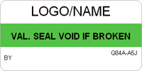 Validation Seal   Void if Broken Label