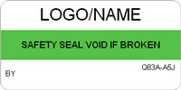 Safety Check Seal Void if Broken Label